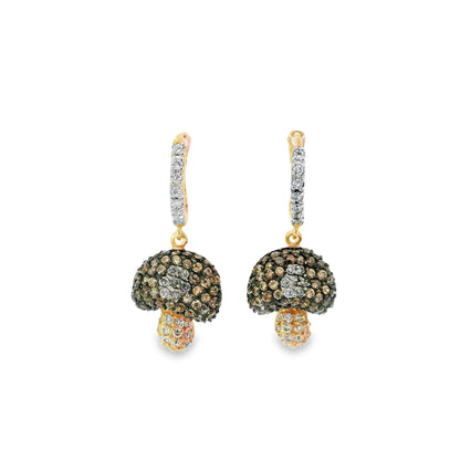 Mushroom Hoop Earring - KE18065 *PROMO*