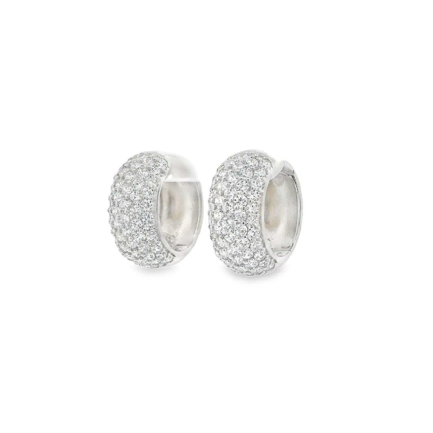 Chunky Diamond CZ Huggie - KE22