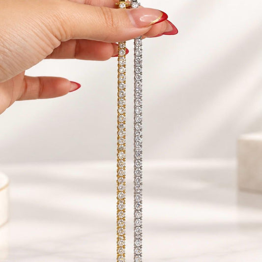 Diamond CZ 3MM 4prong Tennis Bracelet - KB33070