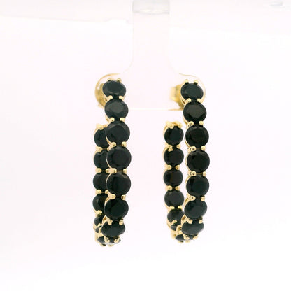 5MM Stone Oval 1.5" Hoop - KE19944