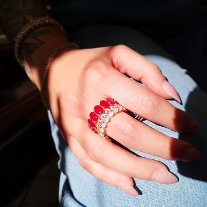 Large Oval Eternity Ring - KR66999