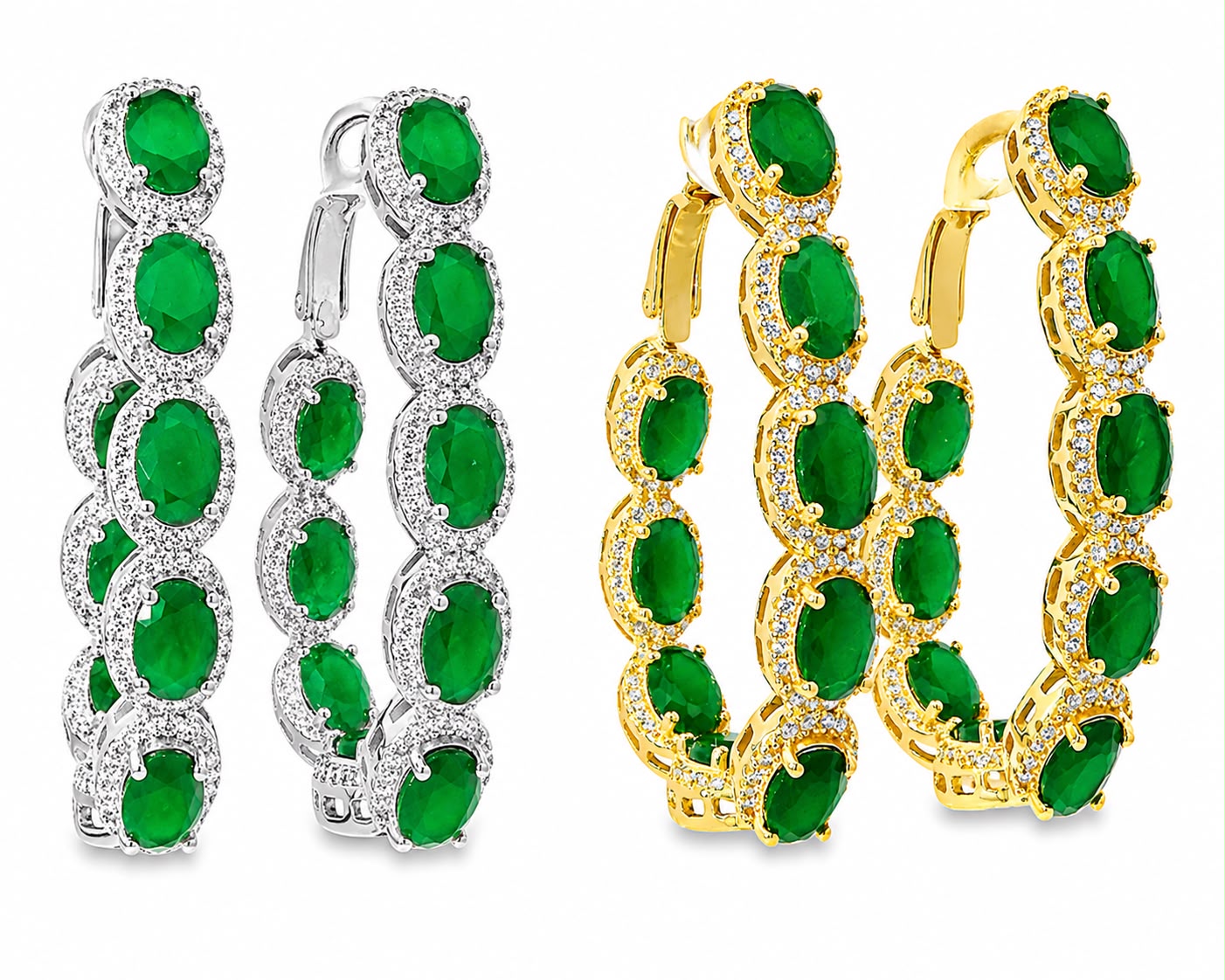 Medium Oval Sheila Hoops - KE192037