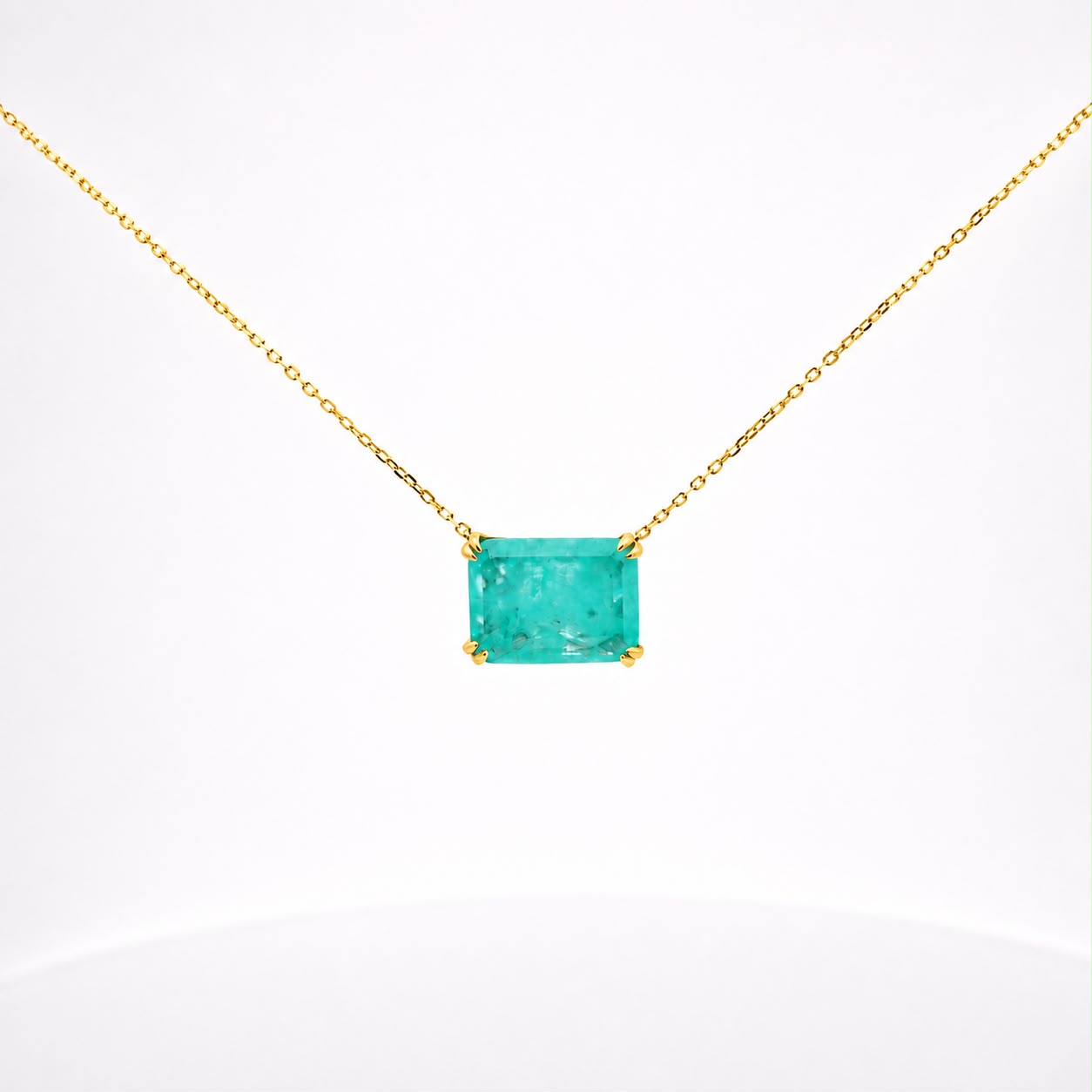 Rectangle Gem Necklace - PGN22466