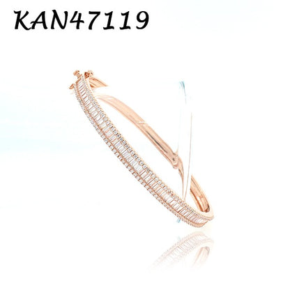 Thin Baguette Bangle - KAN47119
