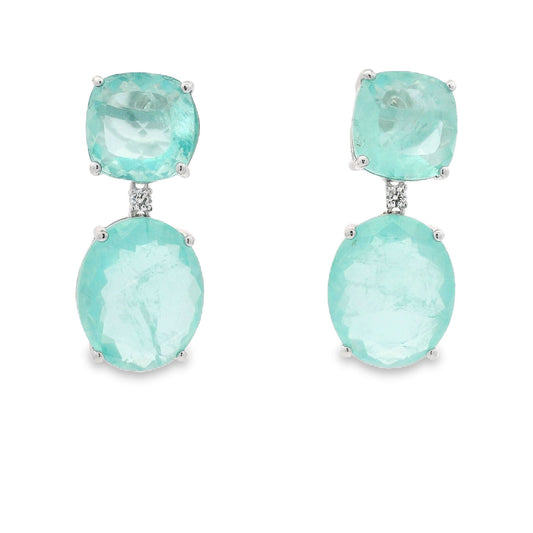 Large Oval Drops Earrings - AE103124