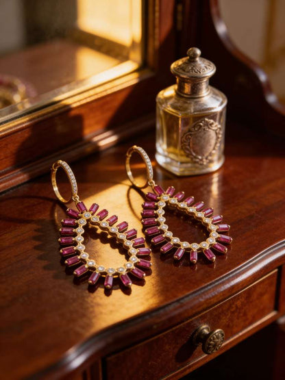 Large Baguette Bezel Tear drop - KE192170