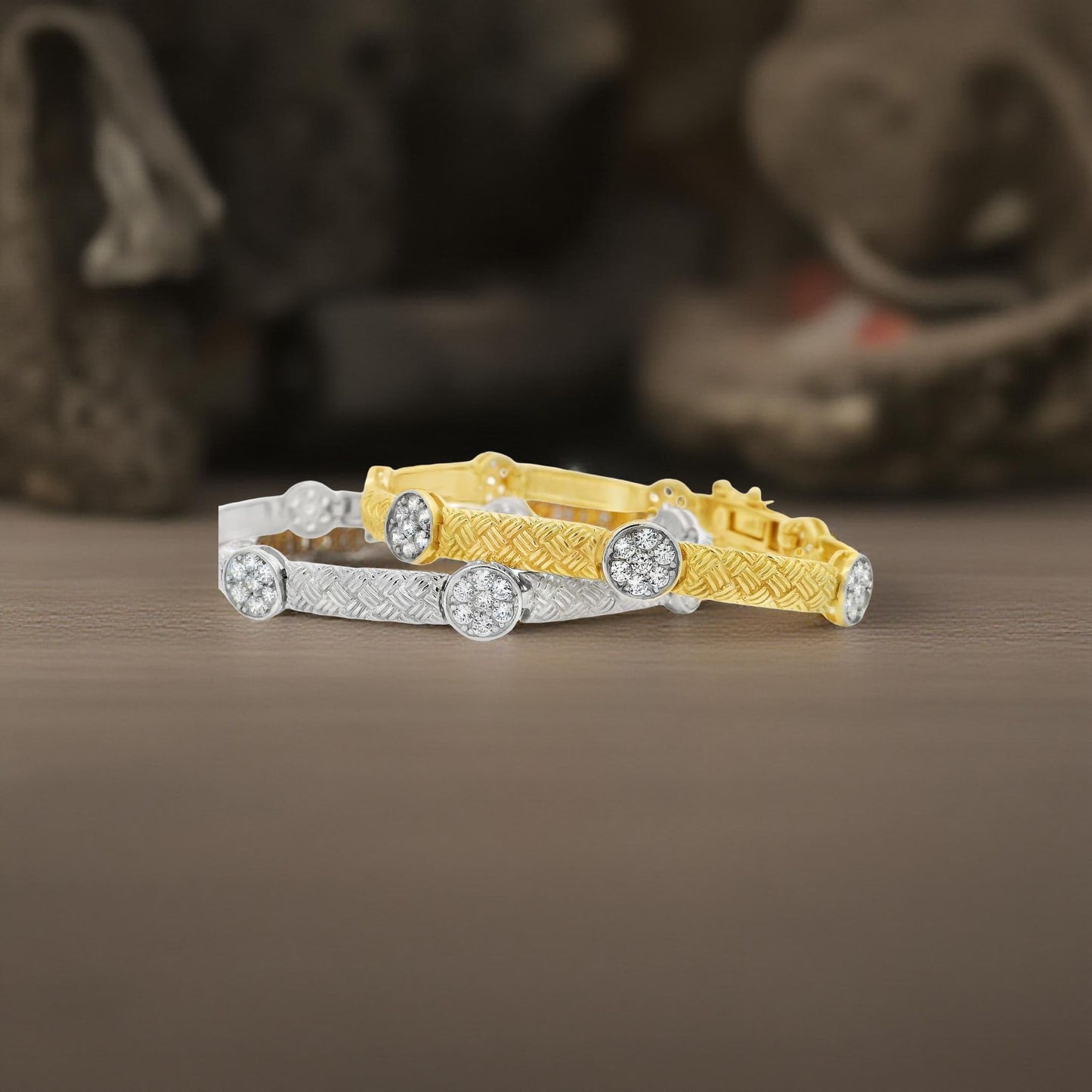 Italian Braided Flower Bracelet - KB33018