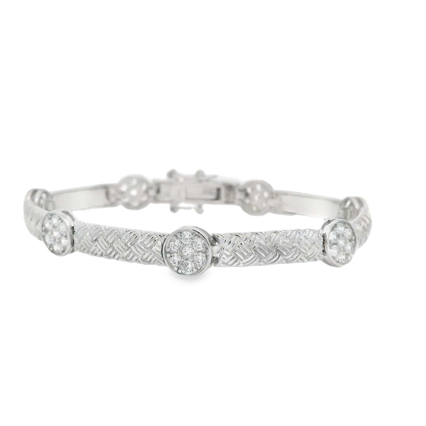 Italian Braided Flower Bracelet - KB33018