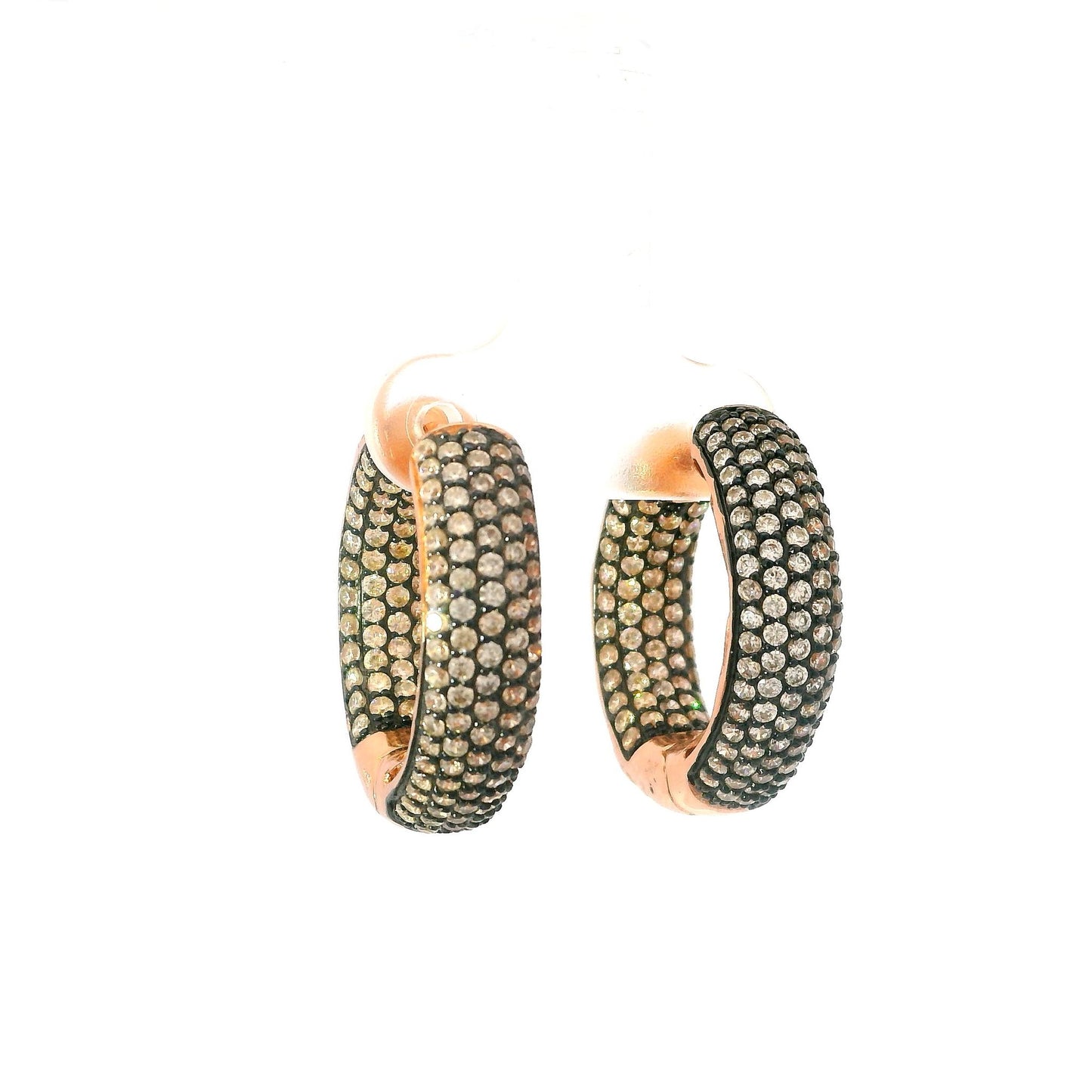 Pave Chunky 1" Hoop - KE19490
