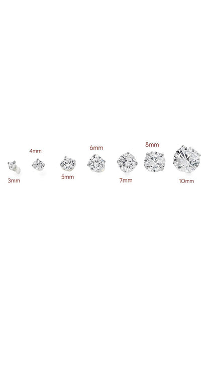 Classic Diamond Studs -