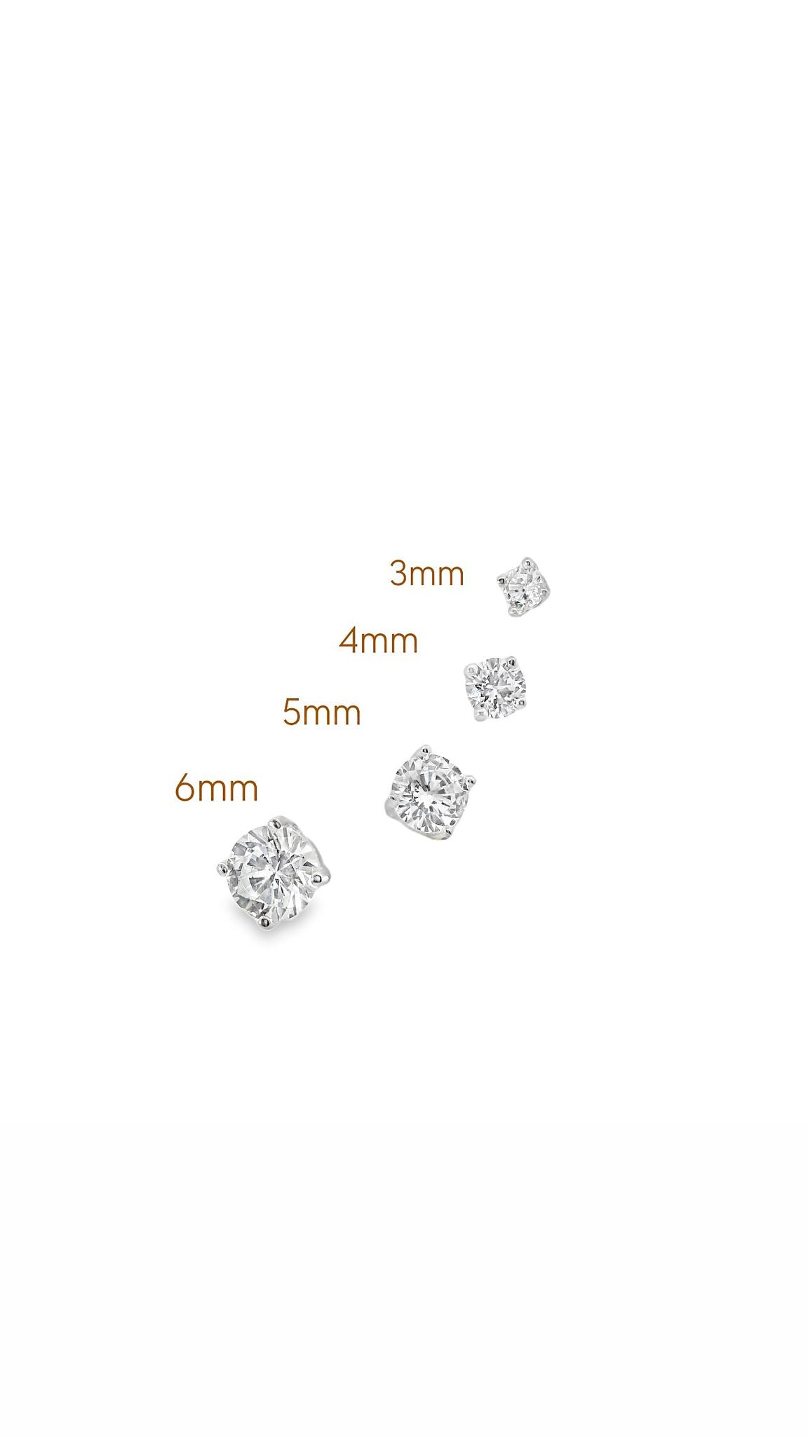 Classic Diamond Studs -