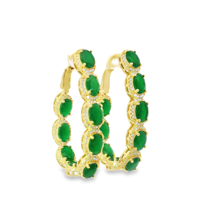 Chunky Oval Hoops - KE192037