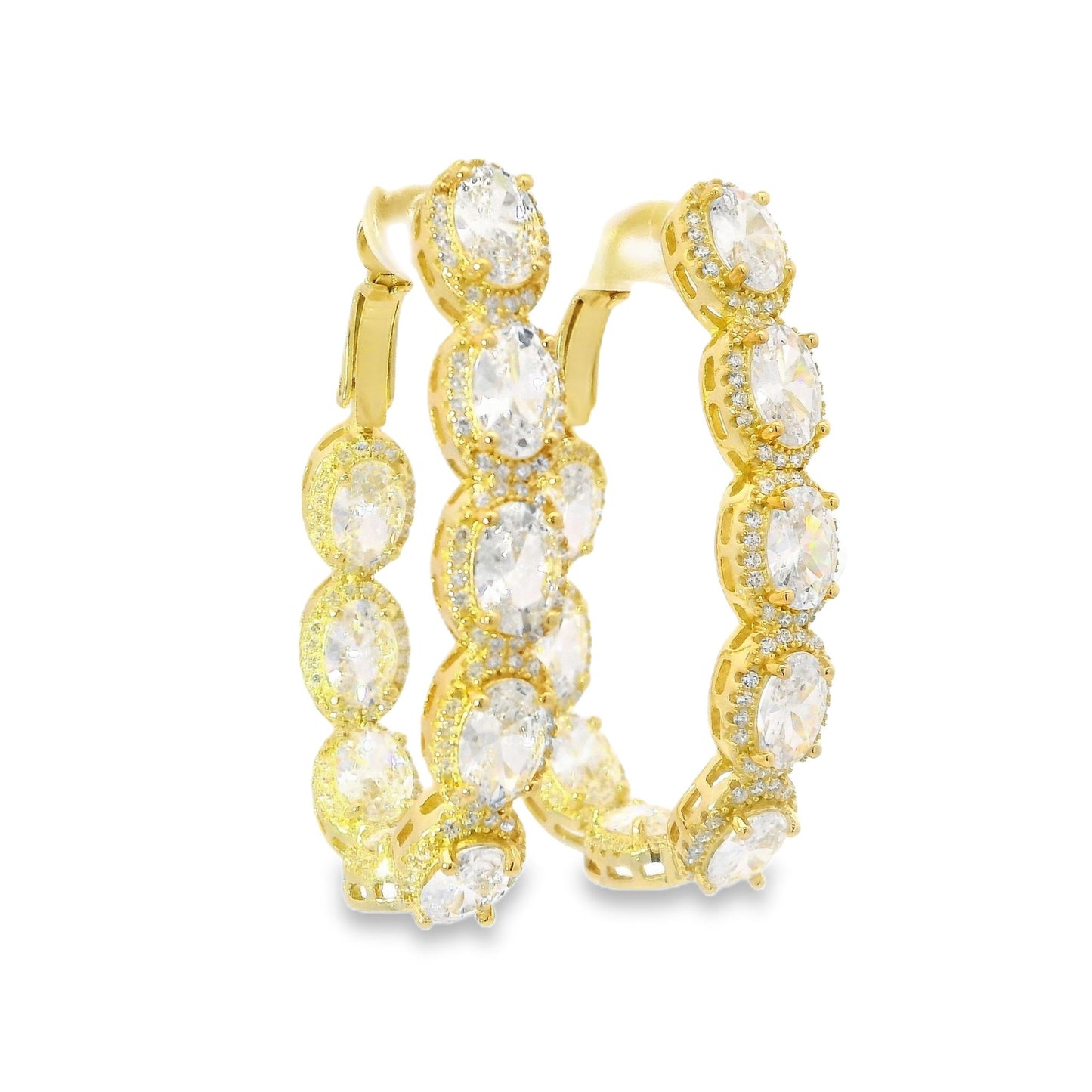 Chunky Oval Hoops - KE192037