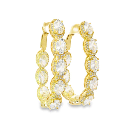 Chunky Oval Hoops - KE192037
