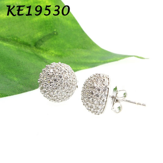 Small Pave Ball Stud - KE19530