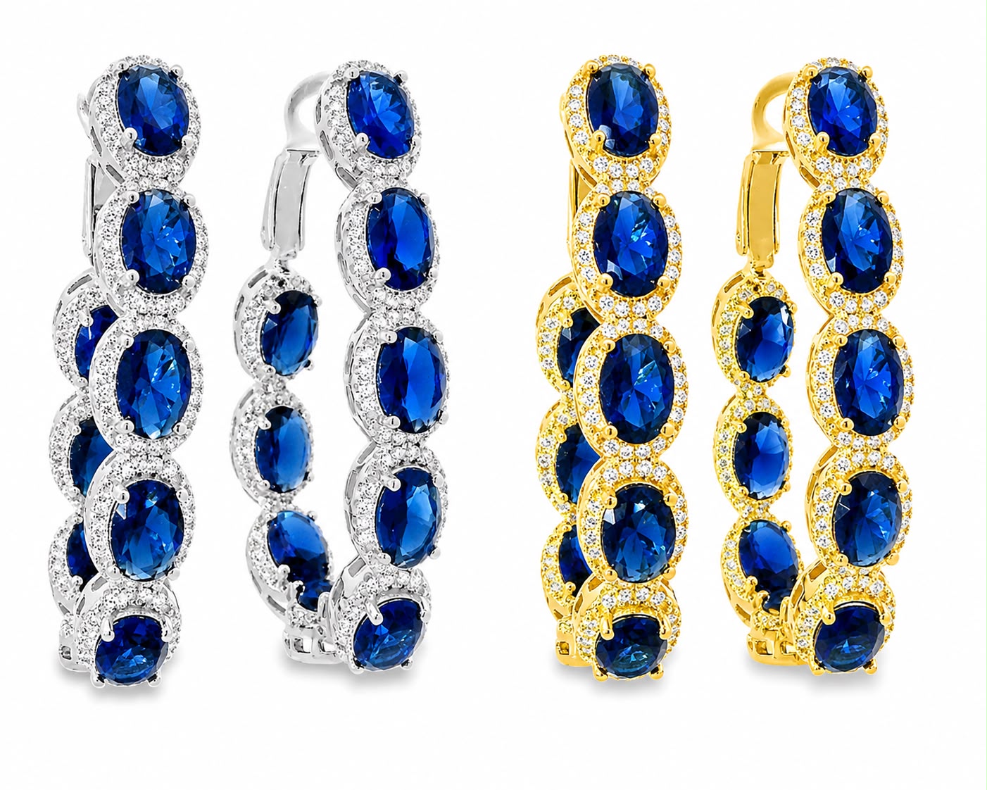 Medium Oval Sheila Hoops - KE192037