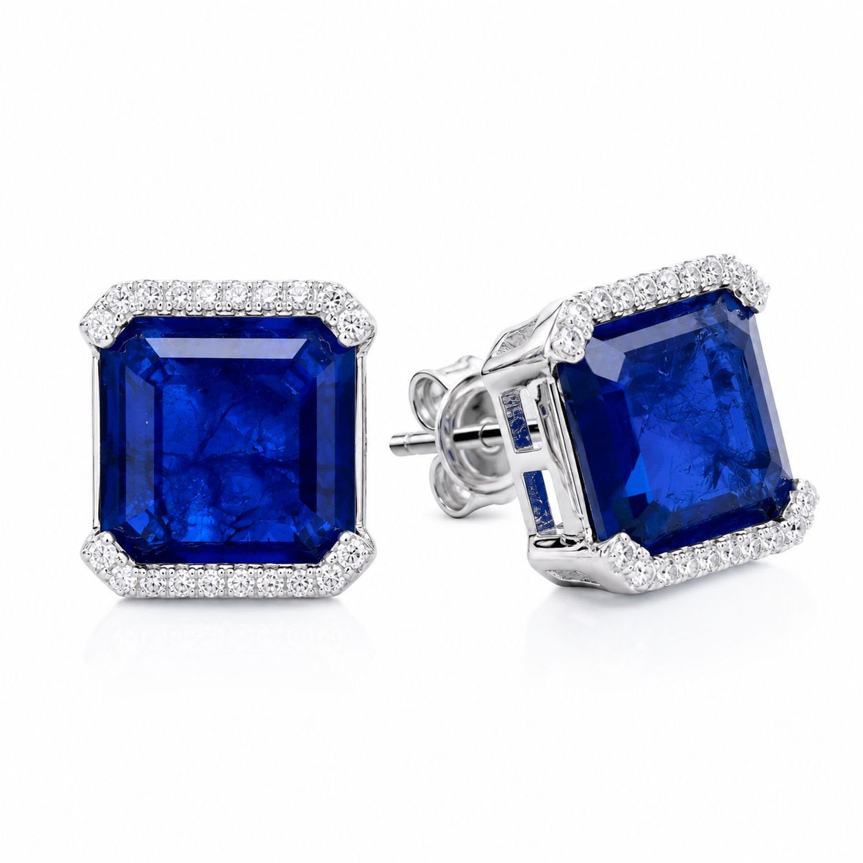 On ear Elegant Square Earring - KE192140