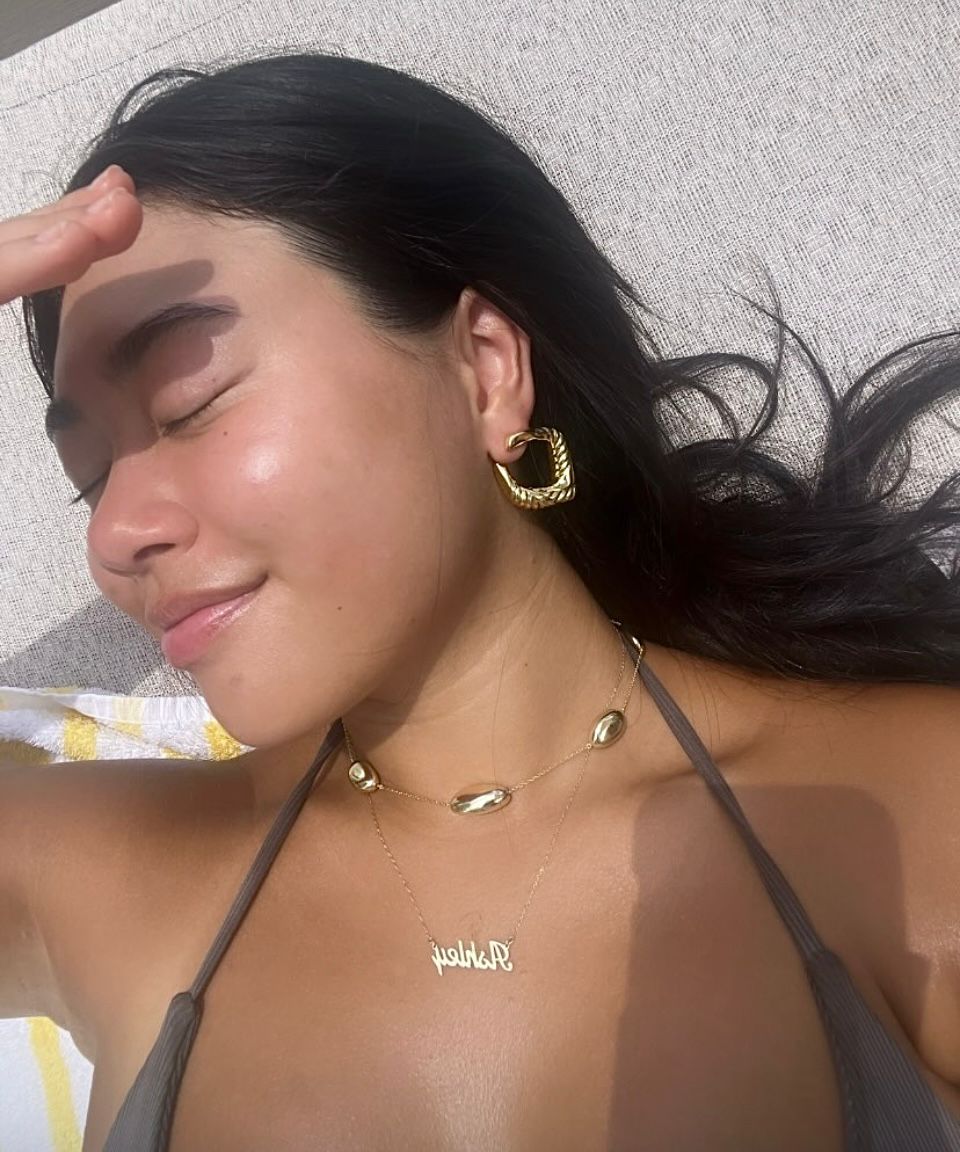 Italian Diamond Hoop Earring - AE12562