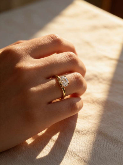 Oval Modern Ring - KR661015