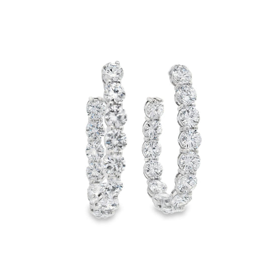 5MM Stone Oval 1.5" Hoop - KE19944