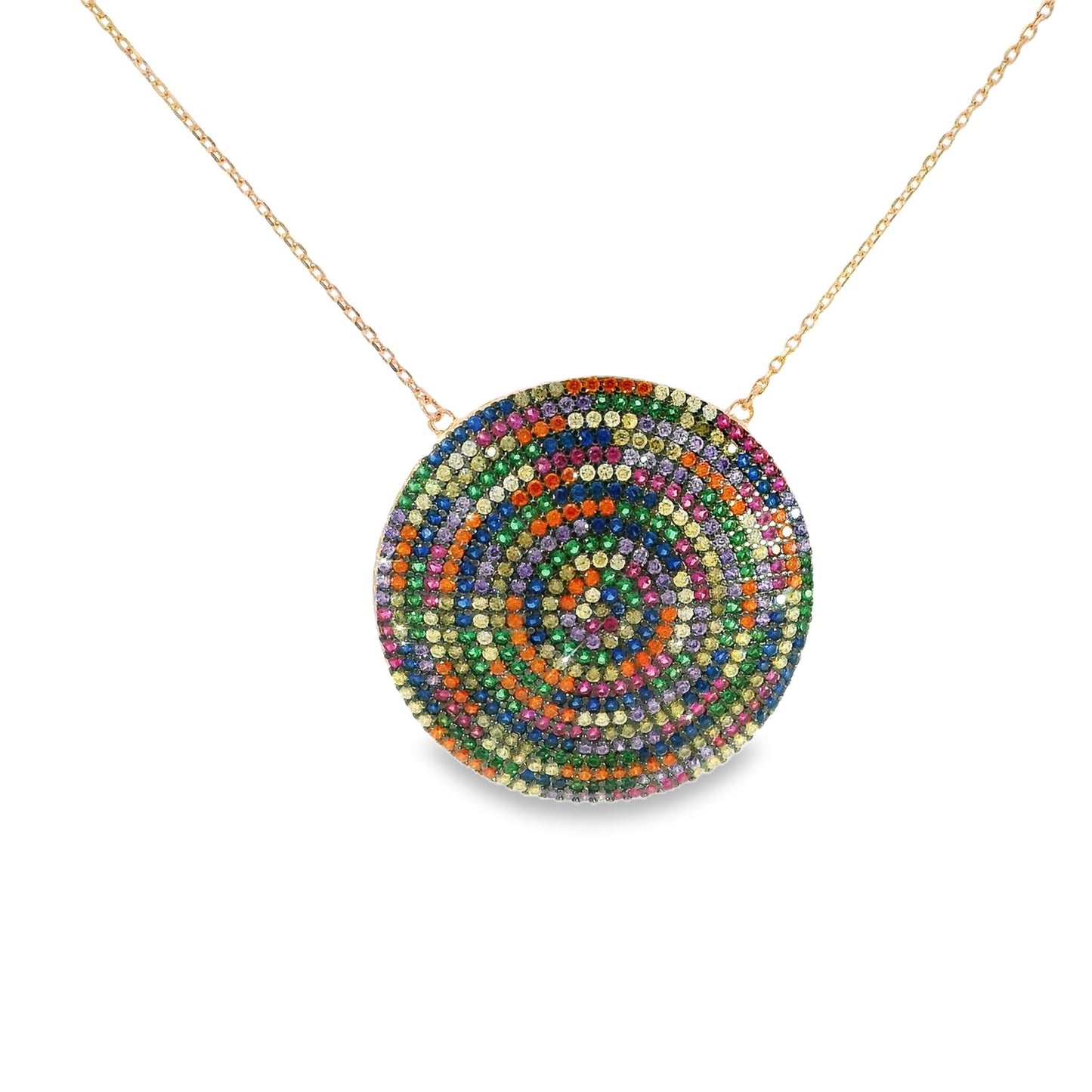 Round Multicolor Pendant 16+2" - PGN26682W