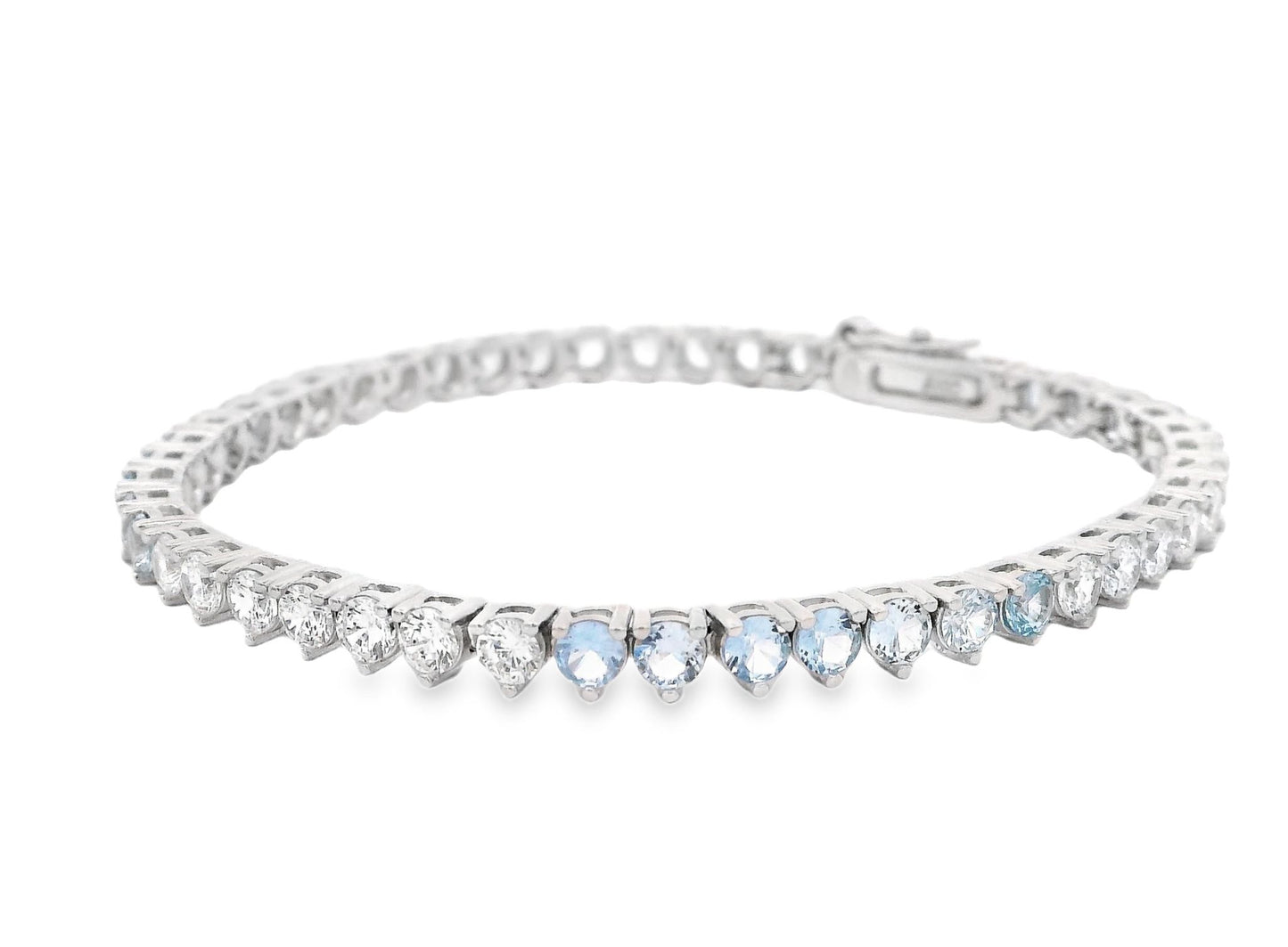 7/7 Pattern 3MM 3prong Tennis Bracelet - KB33064