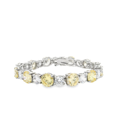 2 size Brilliant Stone Bracelet - KB33031B
