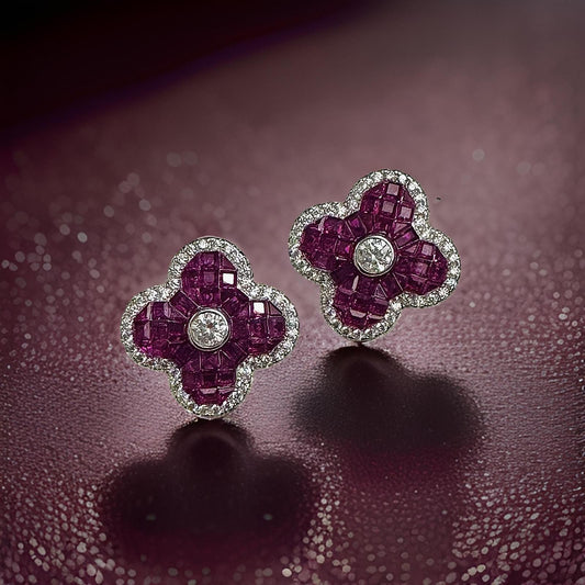 Inivisible Set Lucky Clover Earring - AE102070
