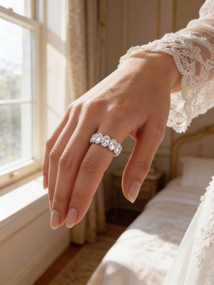 Large Oval Eternity Ring - KR66999