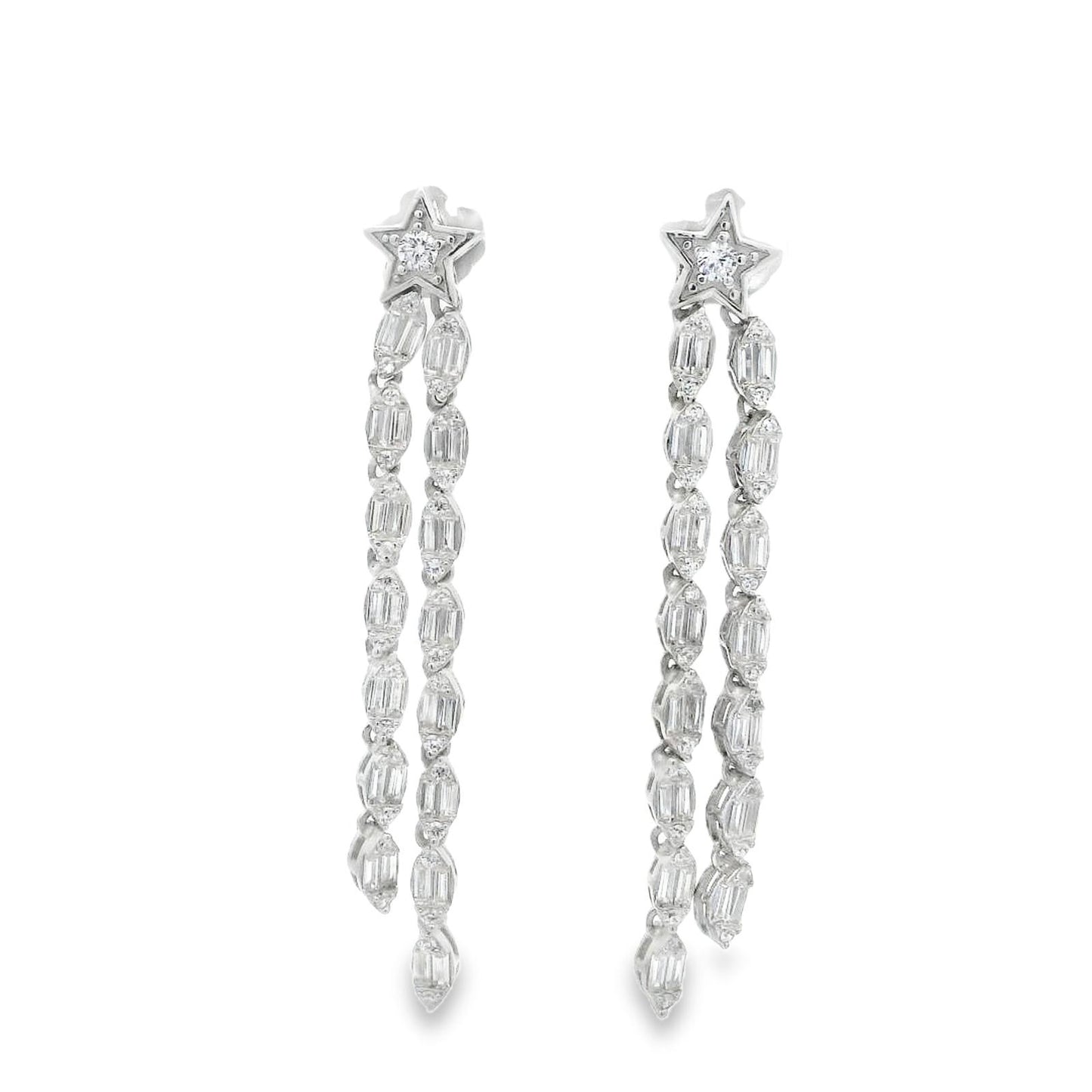Baguette Shooting Star Earring - KE192141