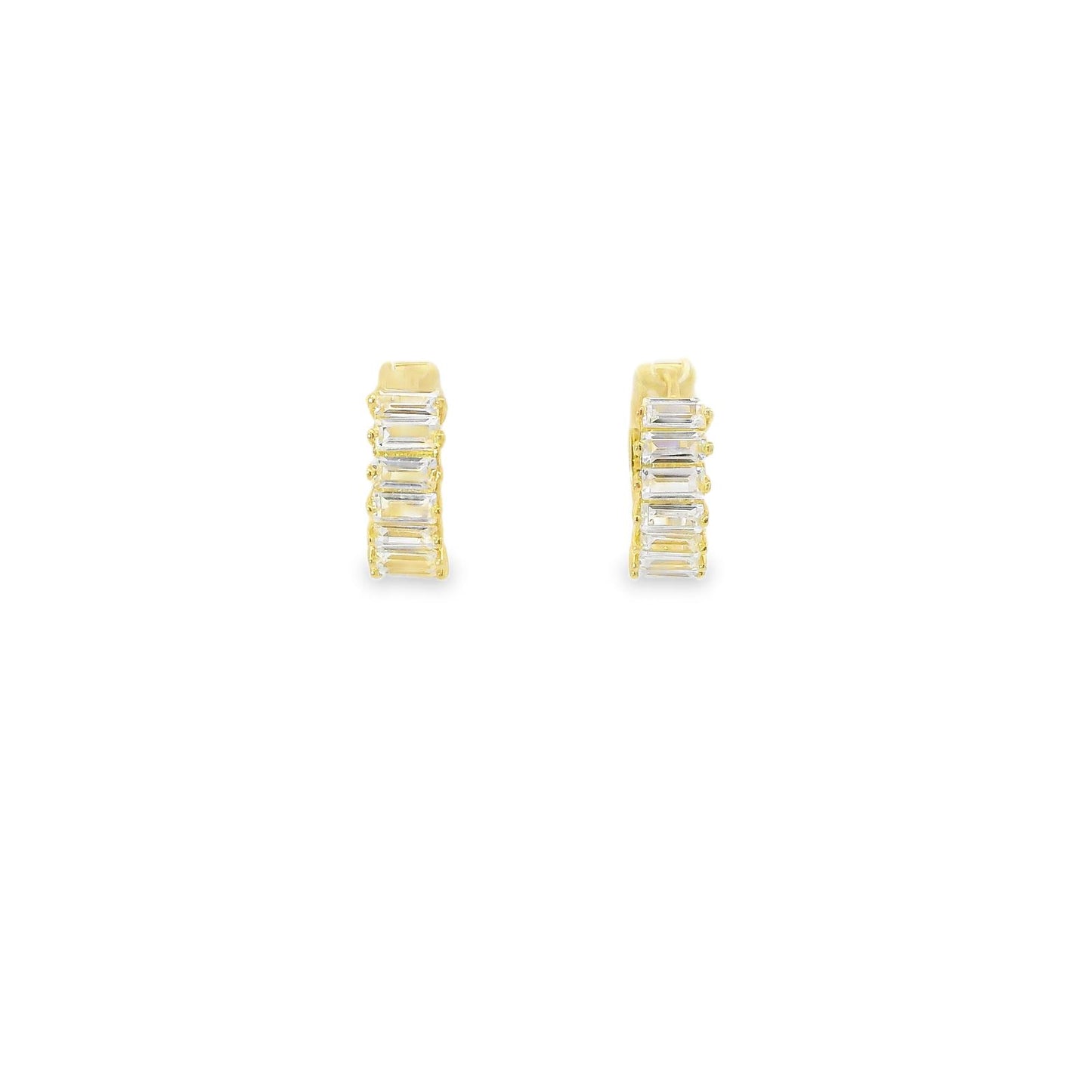Chunky Baguette Mini Hoop - KE191089
