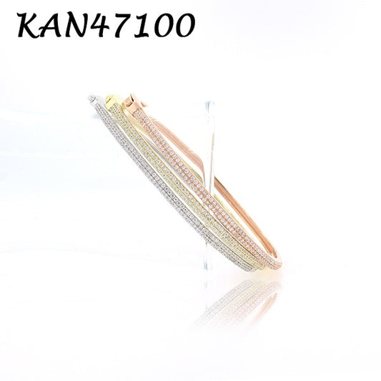 2 Row thin Bangle - KAN47100