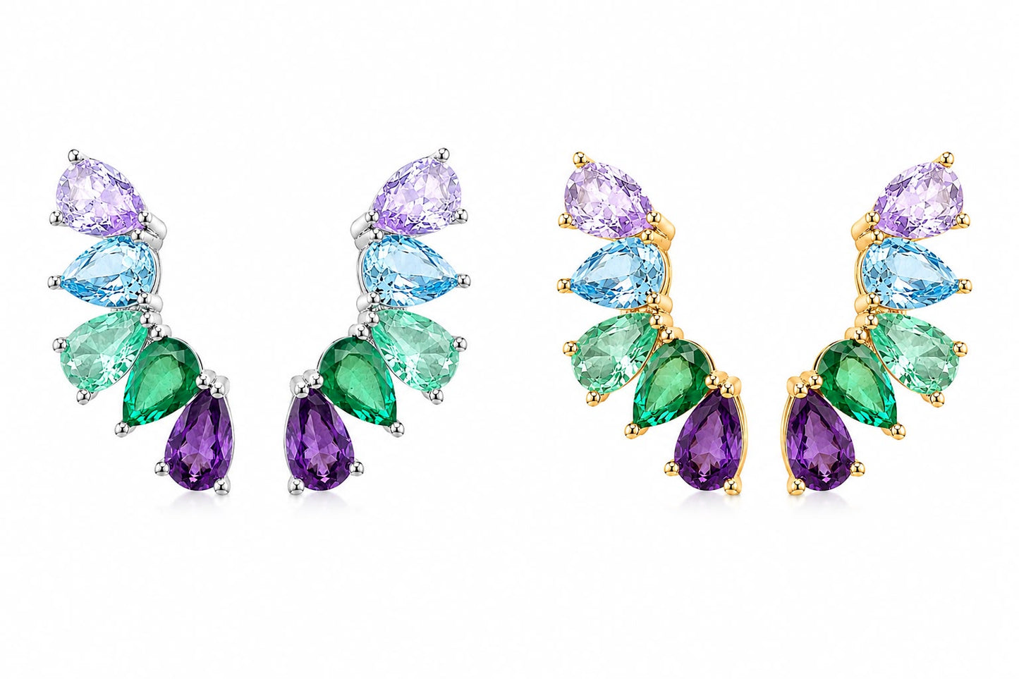 Elegant Tear Drop Crawlers - KE192198