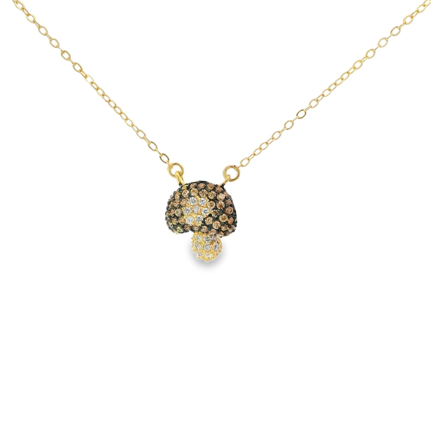 Mushroom Necklace 15+3" - PGN28065
