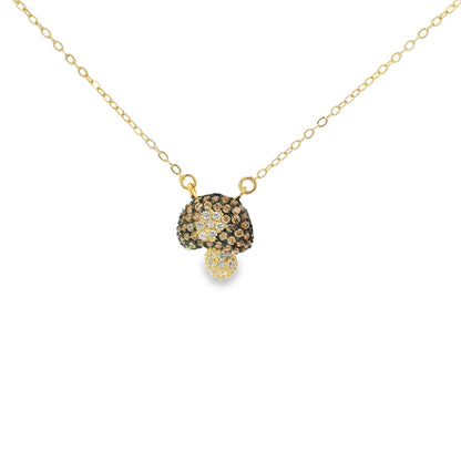 Mushroom Necklace 15+3" - PGN28065