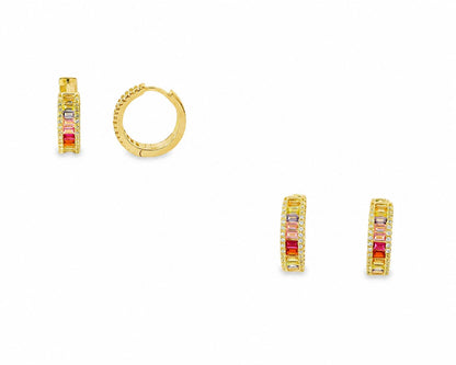 Mini Baguette Hoop - KE19923