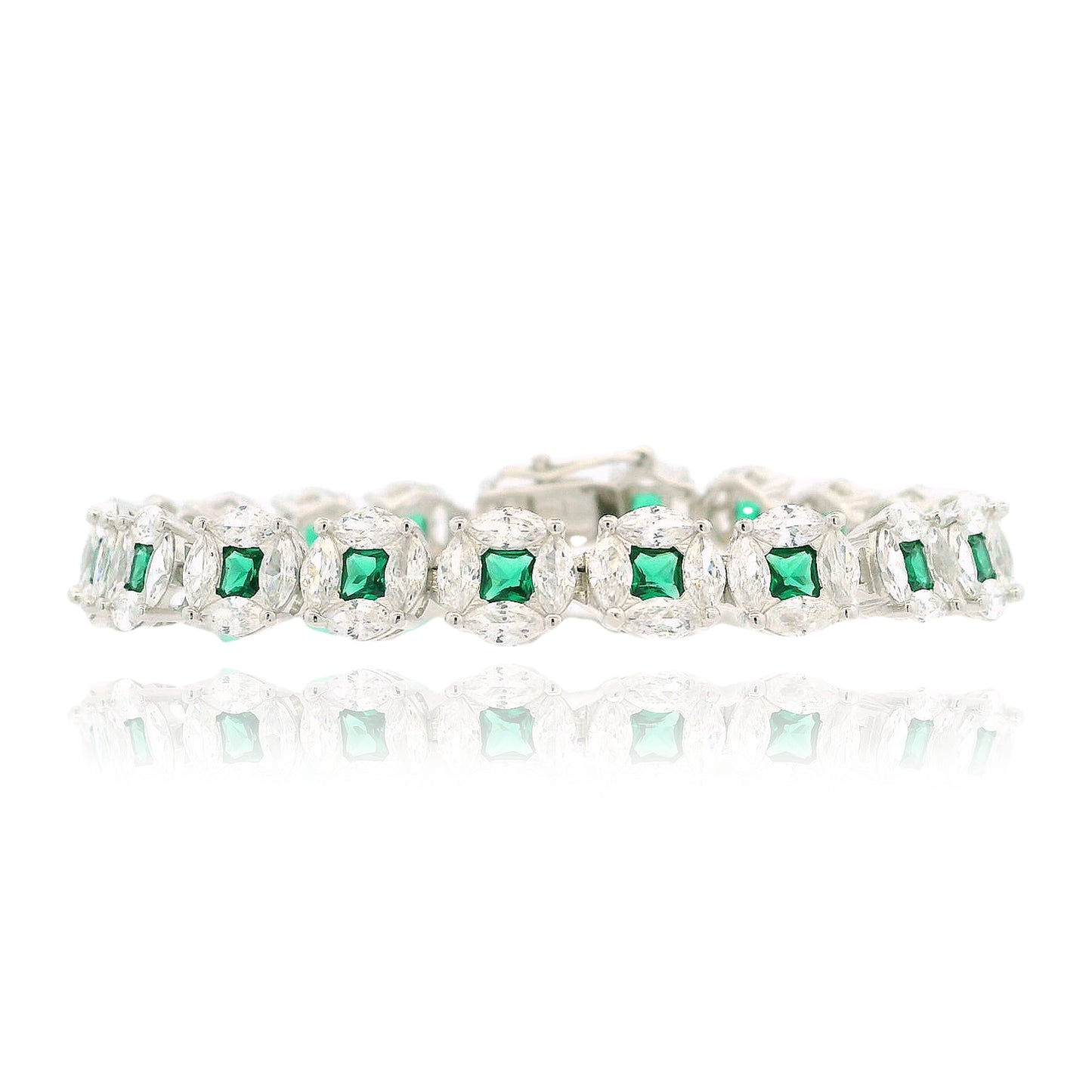 Elegant Marquise Cluster Bracelet - KB33134