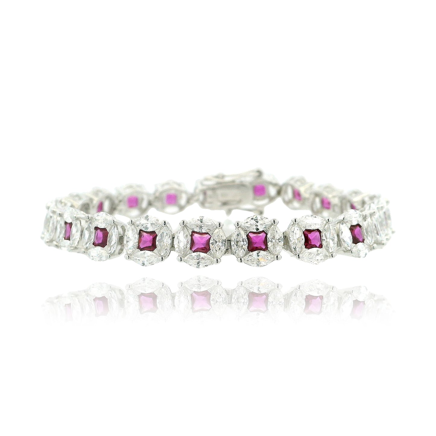 Elegant Marquise Cluster Bracelet - KB33134
