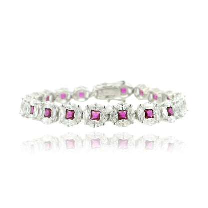 Elegant Marquise Cluster Bracelet - KB33134