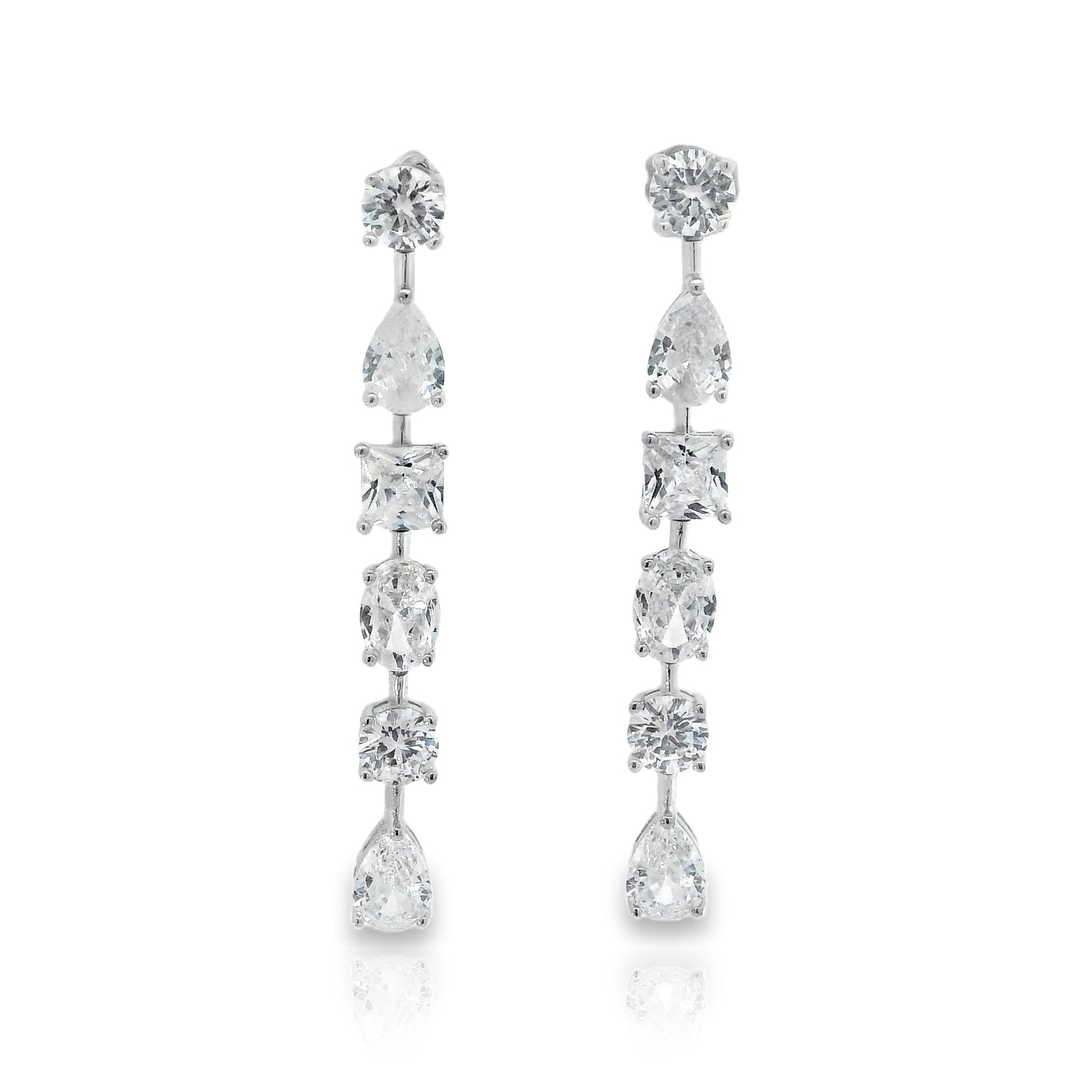 Multi Shape Drop Earring - KE192064