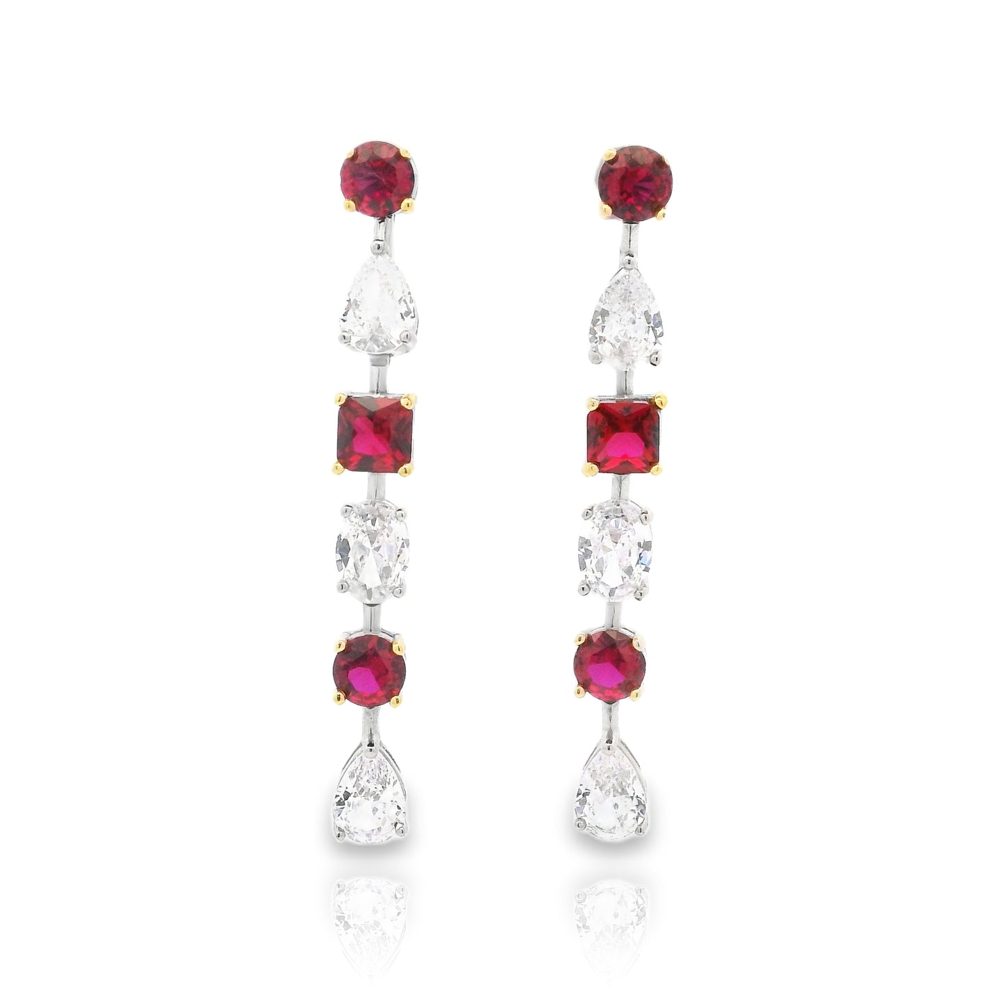 Multi Shape Drop Earring - KE192064