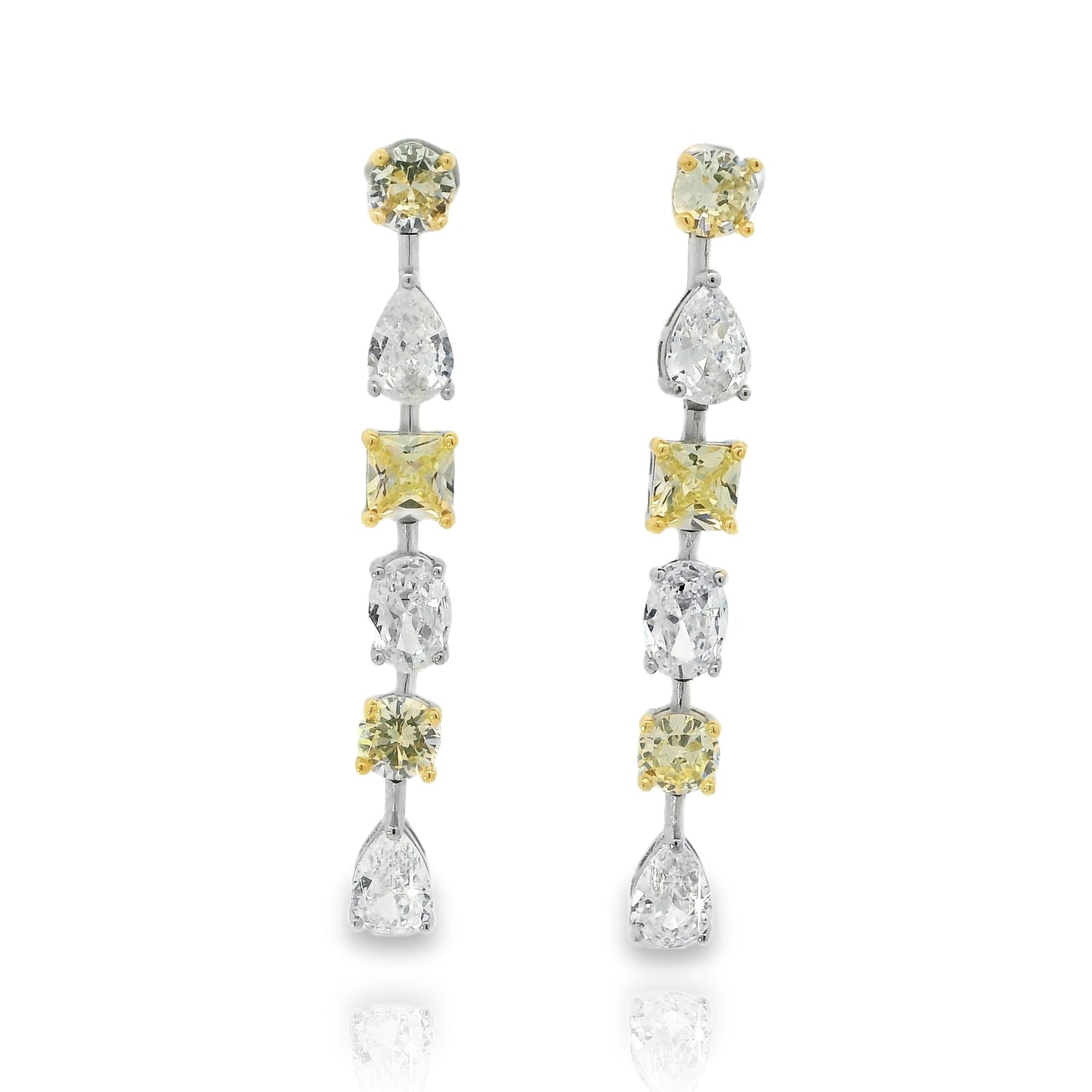 Multi Shape Drop Earring - KE192064