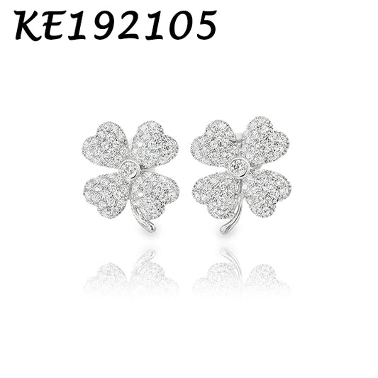 Lucky Clover Stud Earring - KE192105