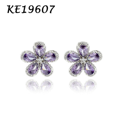 Halo Flower Stud - KE19607