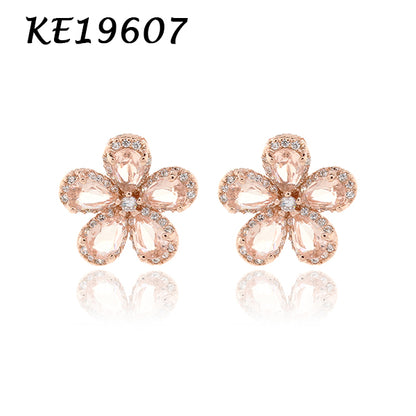 Halo Flower Stud - KE19607
