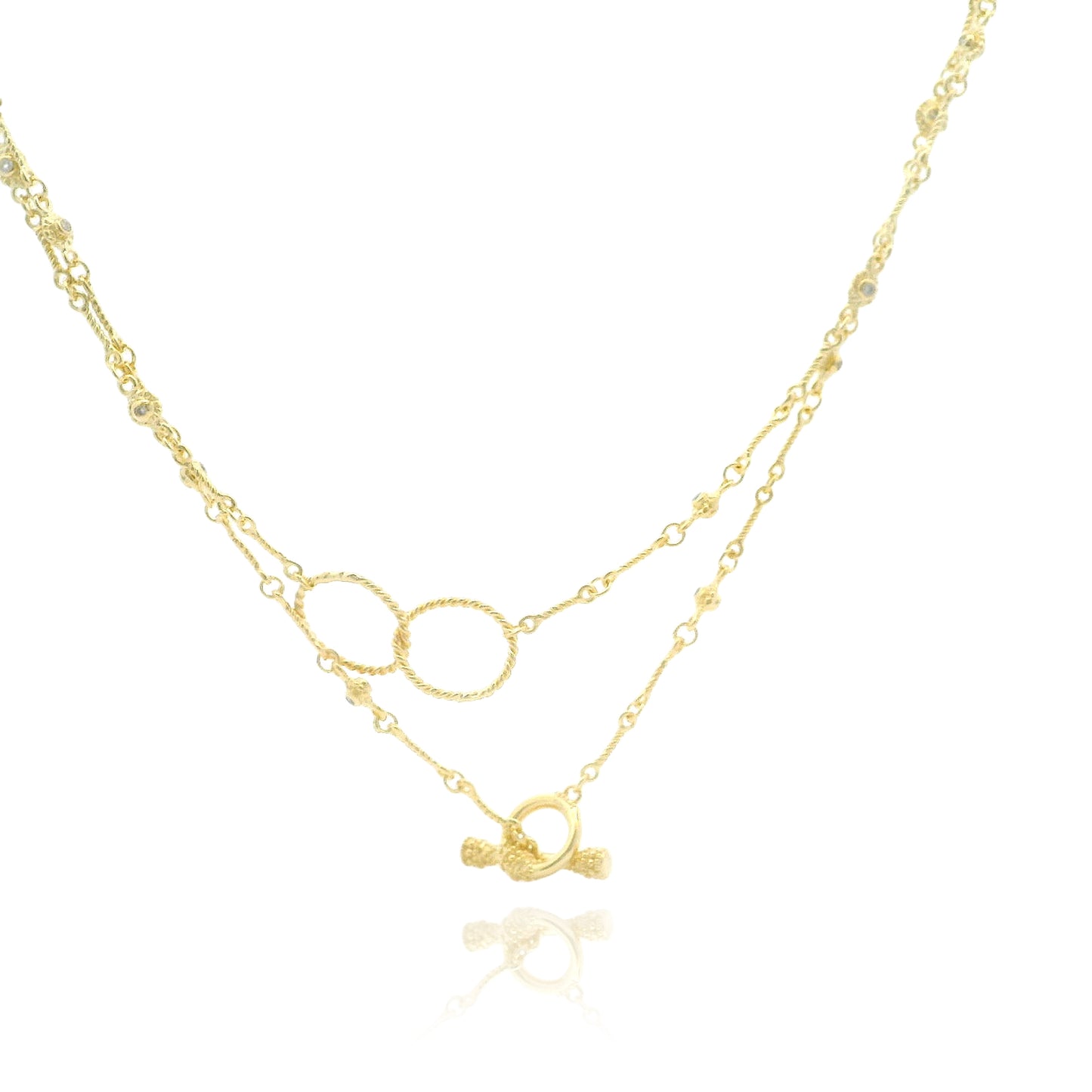 Elegant Long Toggle 36" Necklace - PGN22197