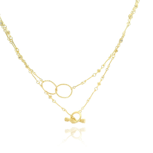 Elegant Long Toggle 36" Necklace - PGN22197
