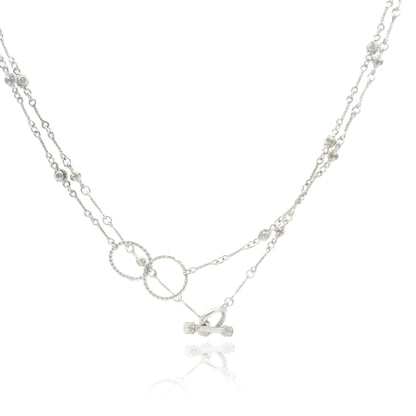 Elegant Long Toggle 36" Necklace - PGN22197