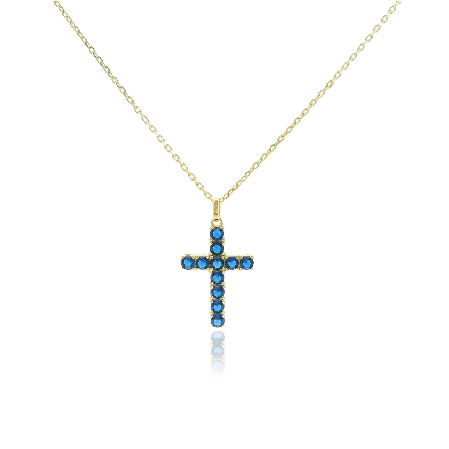 Cross CZ Necklace 15+3" - PGN22401