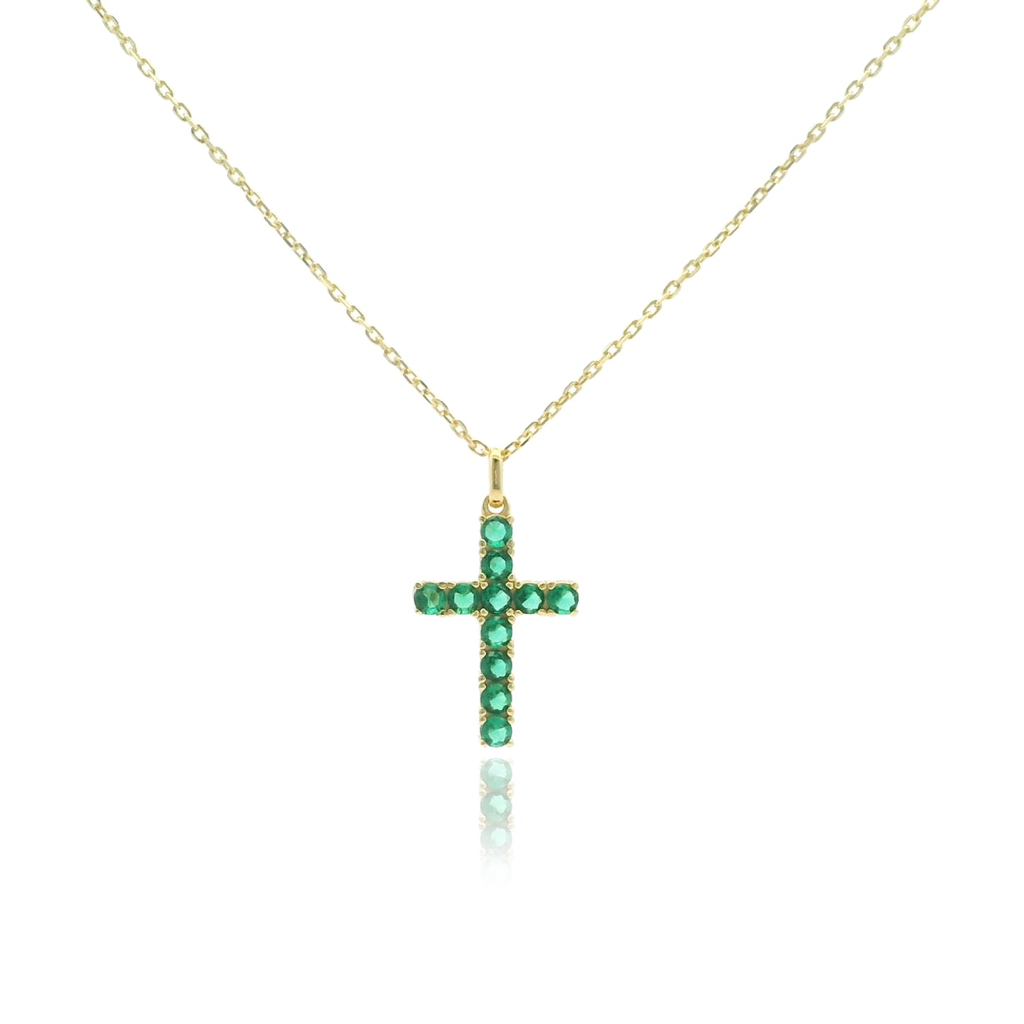 Cross CZ Necklace 15+3" - PGN22401